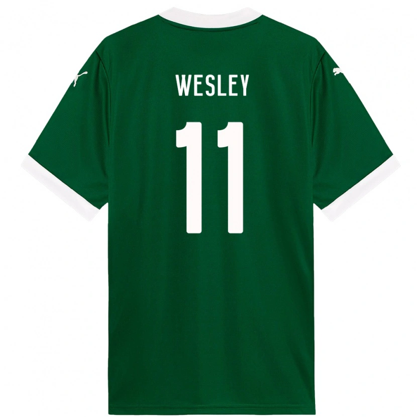 Danxen Damen Wesley #11 Grün Weiß Heimtrikot Trikot 2025/26 T-Shirt Österreich