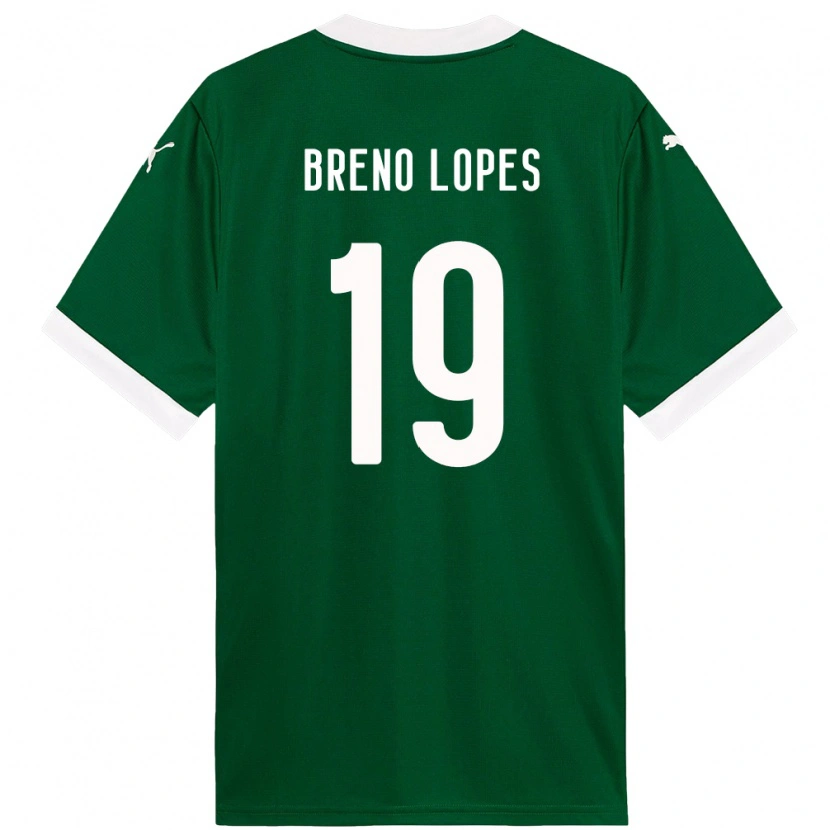 Danxen Damen Breno Lopes #19 Grün Weiß Heimtrikot Trikot 2025/26 T-Shirt Österreich