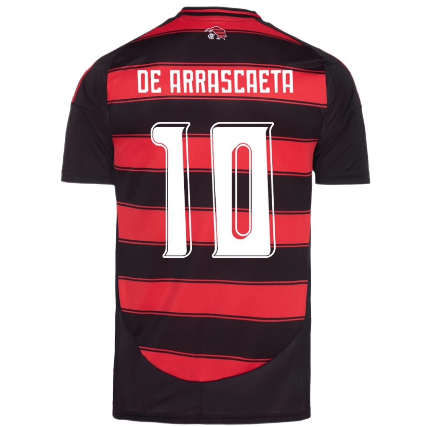 Danxen Damen Giorgian De Arrascaeta #10 Rot Schwarz Heimtrikot Trikot 2025/26 T-Shirt Österreich