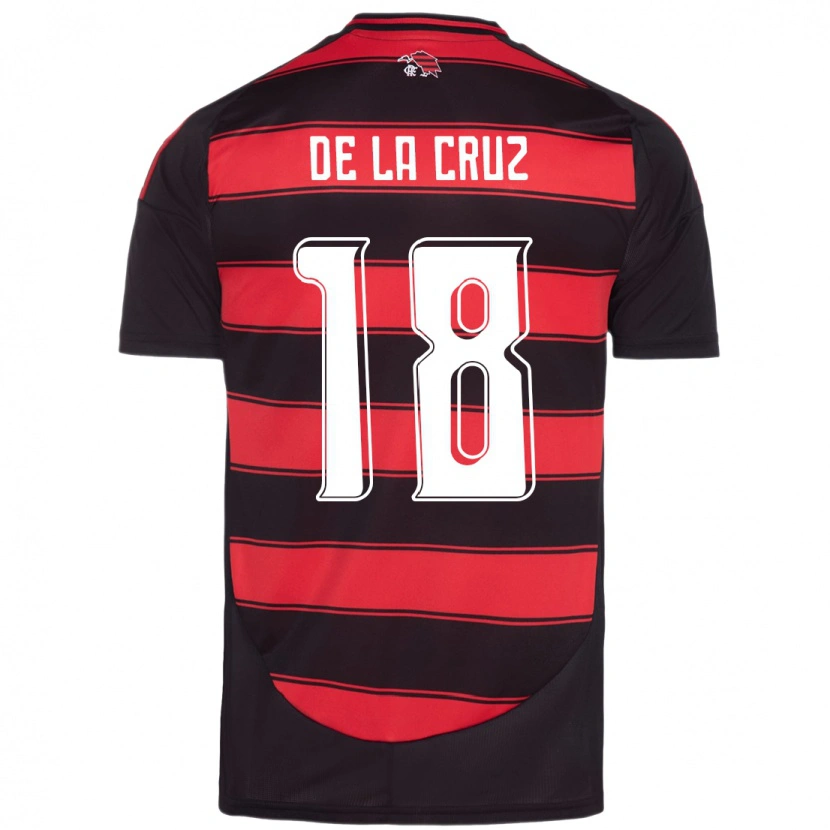 Danxen Damen Nicolás De La Cruz #18 Rot Schwarz Heimtrikot Trikot 2025/26 T-Shirt Österreich