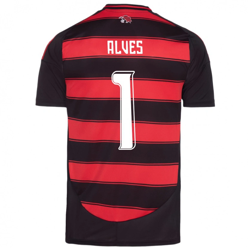 Danxen Damen Diego Alves #1 Rot Schwarz Heimtrikot Trikot 2025/26 T-Shirt Österreich