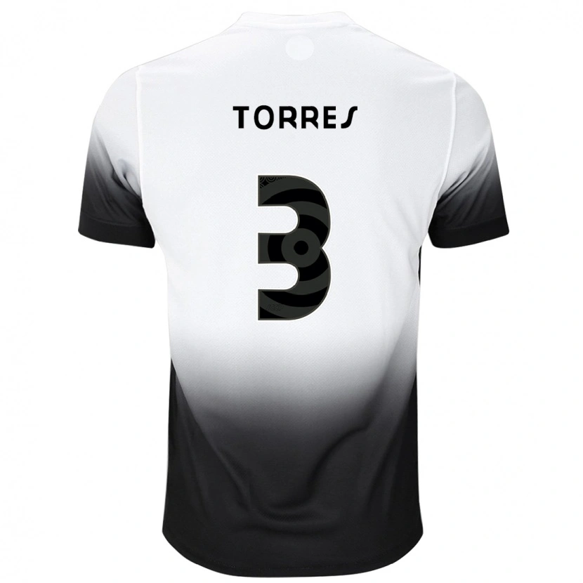 Danxen Damen Félix Torres #3 Weiß Schwarz Heimtrikot Trikot 2025/26 T-Shirt Österreich