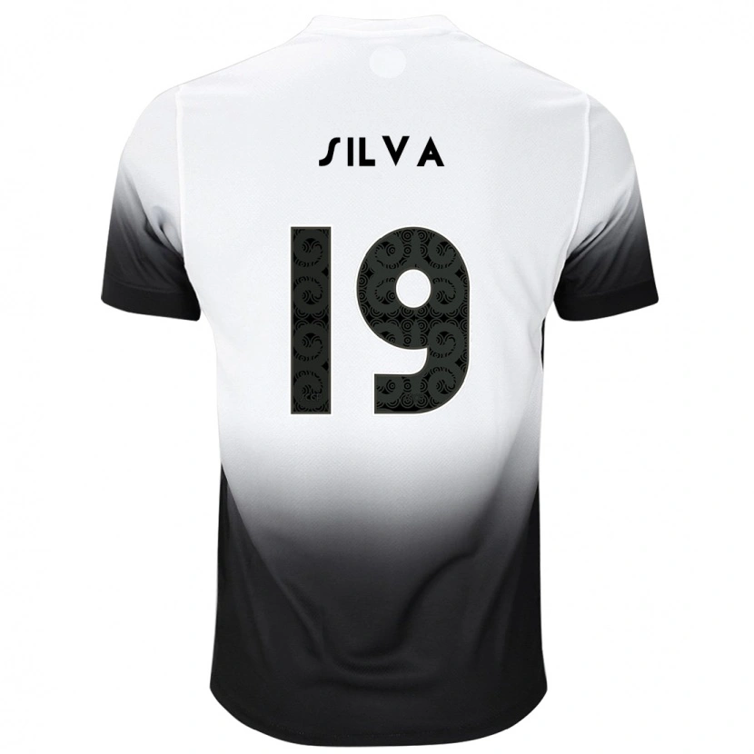 Danxen Damen Gustavo Silva #19 Weiß Schwarz Heimtrikot Trikot 2025/26 T-Shirt Österreich