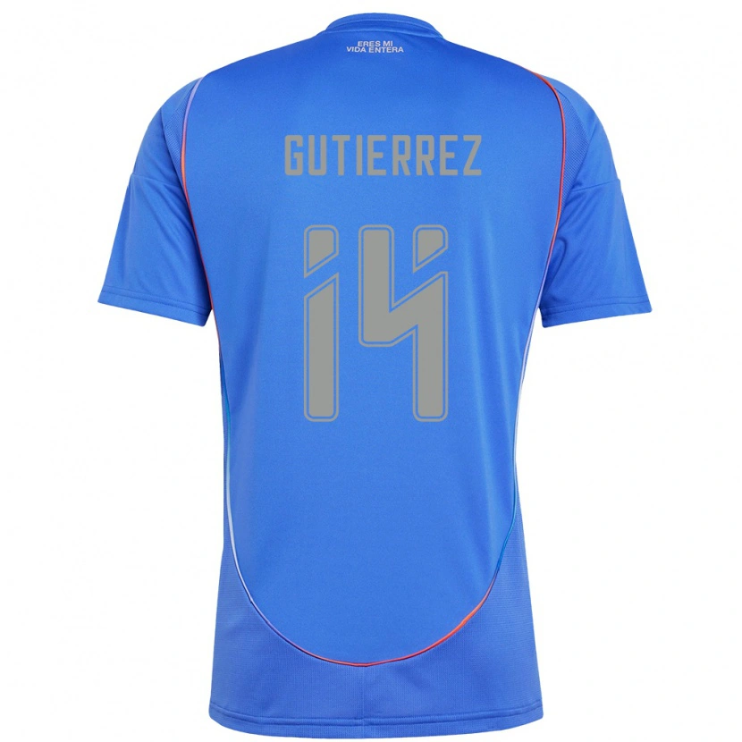 Danxen Damen Ana Gutiérrez #14 Himmelblau Heimtrikot Trikot 2025/26 T-Shirt Österreich