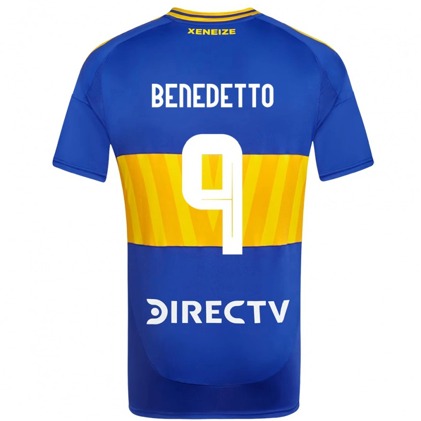 Danxen Damen Dario Benedetto #9 Königsblau Gelb Heimtrikot Trikot 2025/26 T-Shirt Österreich