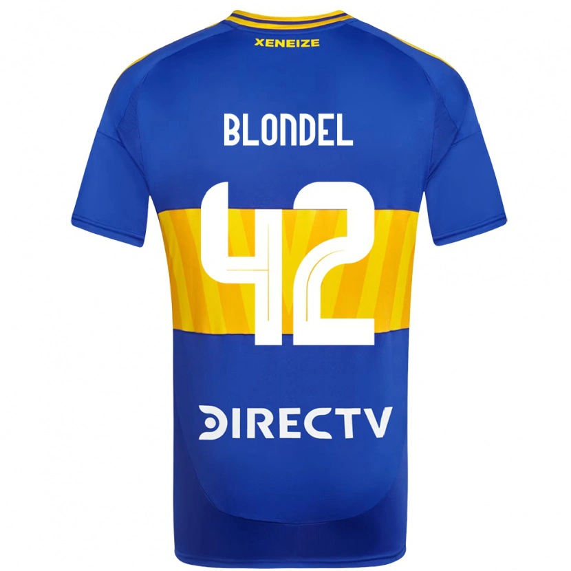 Danxen Damen Lucas Blondel #42 Königsblau Gelb Heimtrikot Trikot 2025/26 T-Shirt Österreich