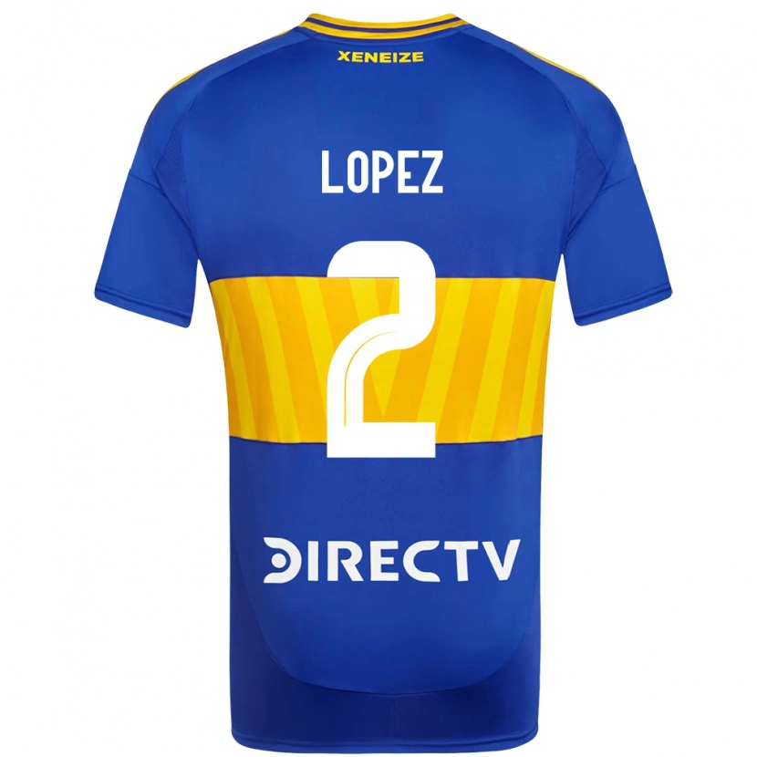 Danxen Damen Lisandro Lopez #2 Königsblau Gelb Heimtrikot Trikot 2025/26 T-Shirt Österreich