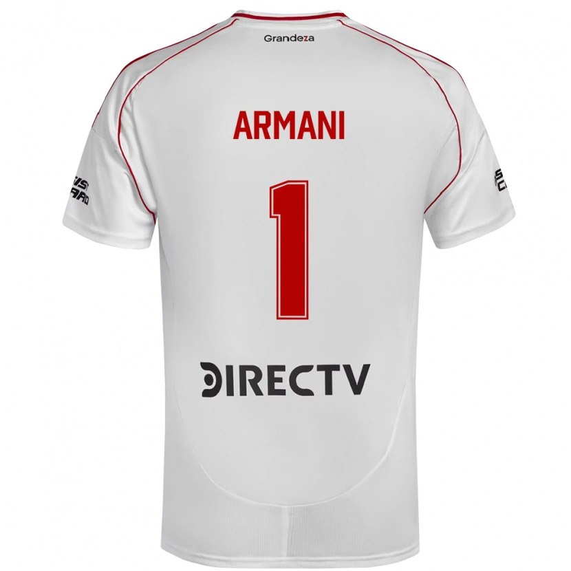 Danxen Damen Franco Armani #1 Weiß Rot Heimtrikot Trikot 2025/26 T-Shirt Österreich