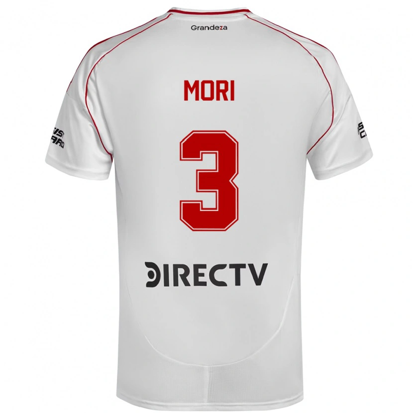 Danxen Damen Ramiro Funes Mori #3 Weiß Rot Heimtrikot Trikot 2025/26 T-Shirt Österreich