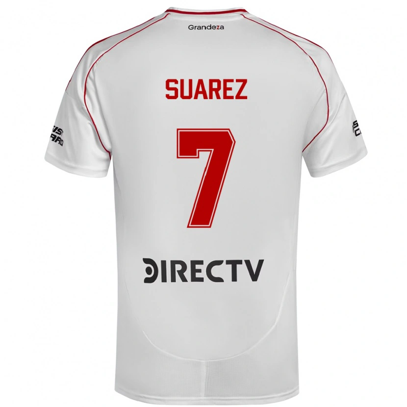 Danxen Damen Matias Suarez #7 Weiß Rot Heimtrikot Trikot 2025/26 T-Shirt Österreich