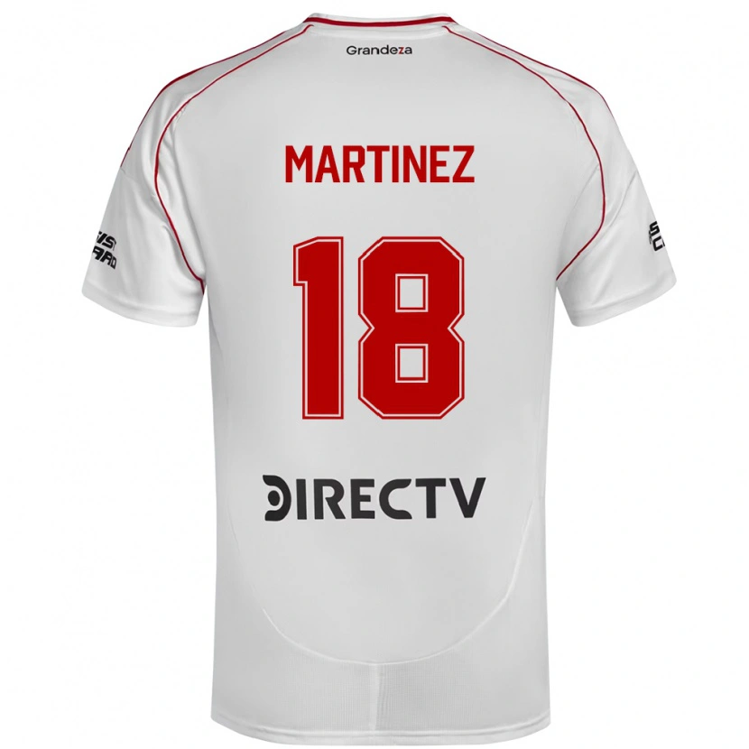 Danxen Damen Gonzalo Martínez #18 Weiß Rot Heimtrikot Trikot 2025/26 T-Shirt Österreich