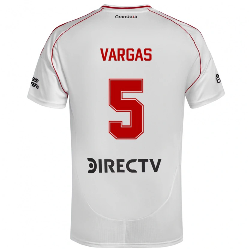 Danxen Damen Agustina Vargas #5 Weiß Rot Heimtrikot Trikot 2025/26 T-Shirt Österreich
