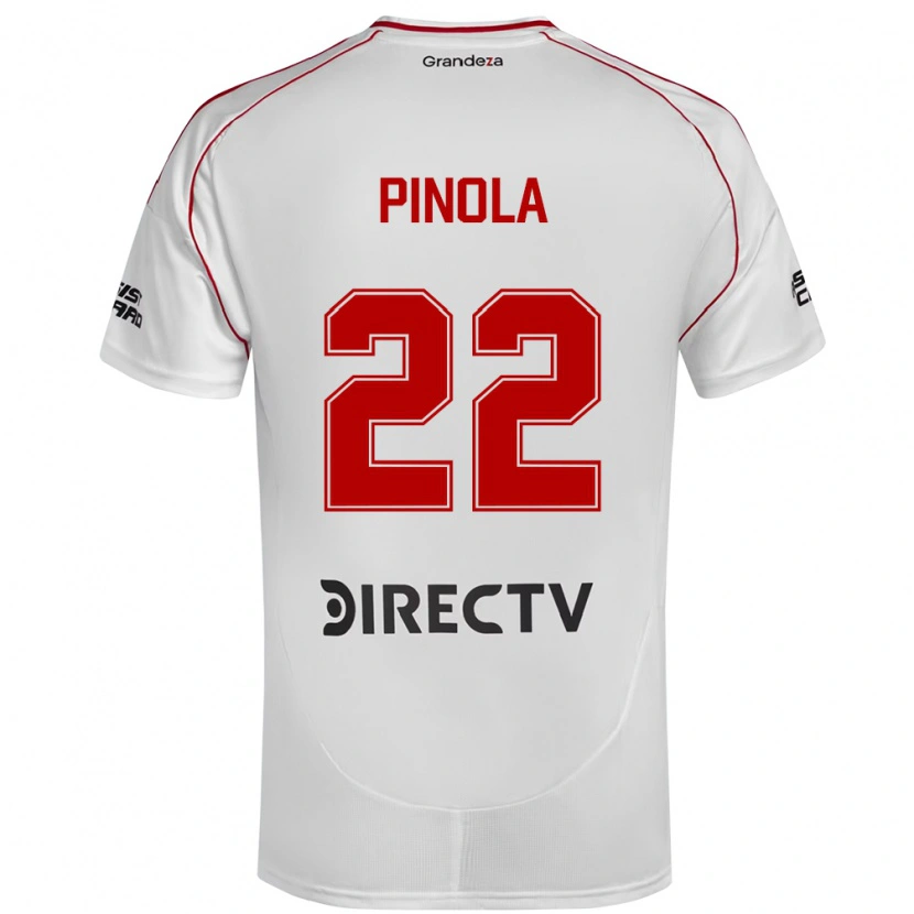 Danxen Damen Javier Pinola #22 Weiß Rot Heimtrikot Trikot 2025/26 T-Shirt Österreich
