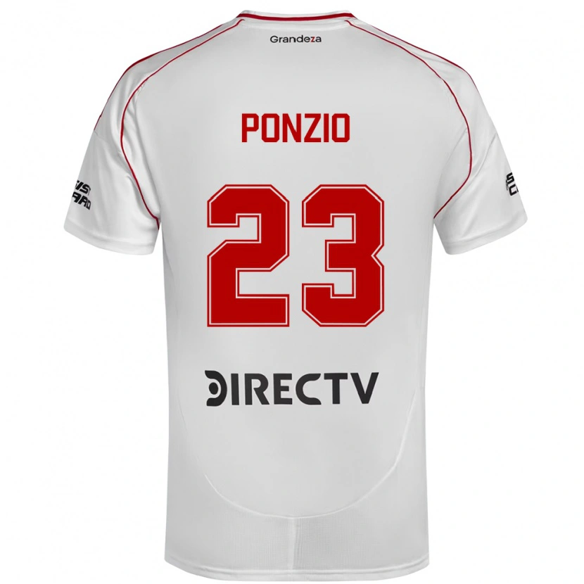 Danxen Damen Leonardo Ponzio #23 Weiß Rot Heimtrikot Trikot 2025/26 T-Shirt Österreich