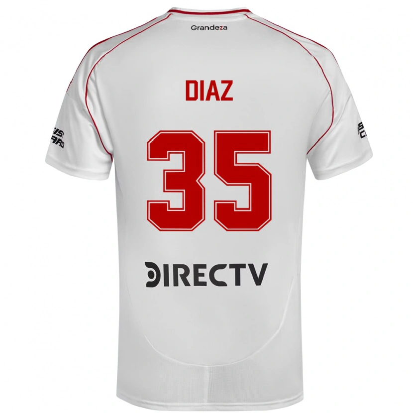 Danxen Damen Leonardo Diaz #35 Weiß Rot Heimtrikot Trikot 2025/26 T-Shirt Österreich