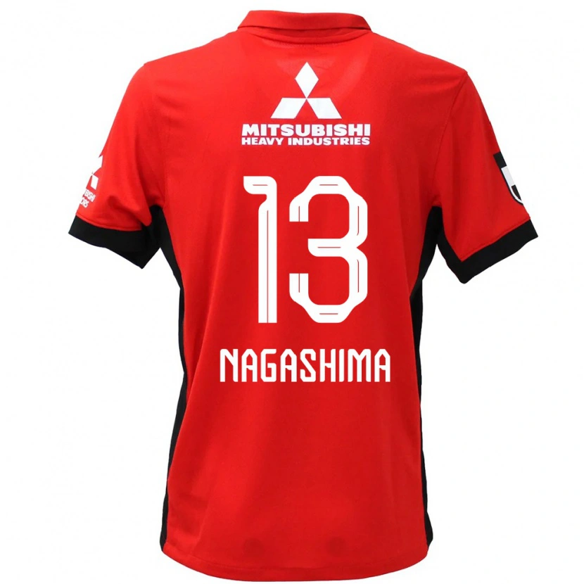 Danxen Damen Reina Nagashima #13 Rot Weiß Heimtrikot Trikot 2025/26 T-Shirt Österreich