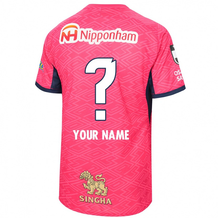 Danxen Damen Ihren Namen #0 Sakura Rosa Weiß Heimtrikot Trikot 2025/26 T-Shirt Österreich