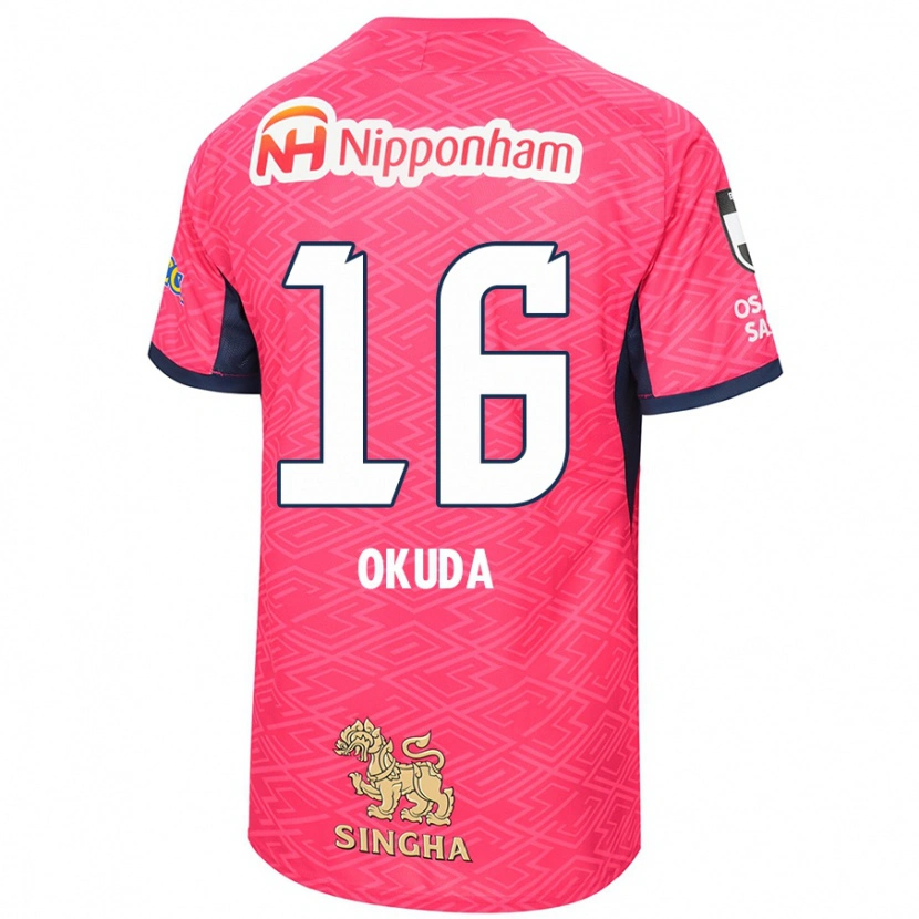 Danxen Damen Hayato Okuda #16 Sakura Rosa Weiß Heimtrikot Trikot 2025/26 T-Shirt Österreich