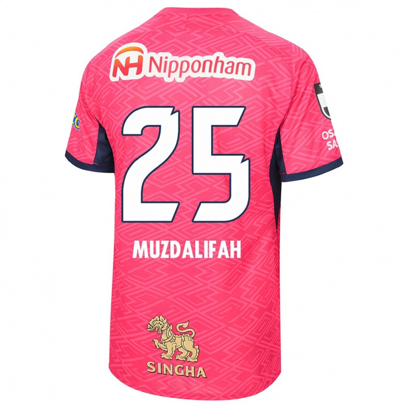 Danxen Damen Zahra Muzdalifah #25 Sakura Rosa Weiß Heimtrikot Trikot 2025/26 T-Shirt Österreich