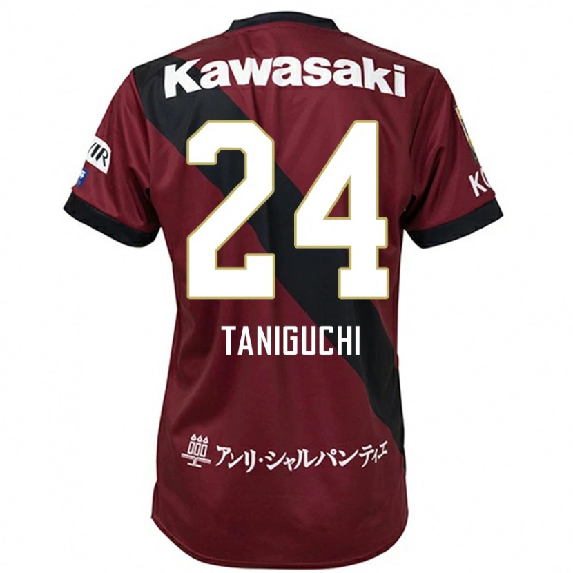 Danxen Damen Hiroto Taniguchi #24 Burgunder Schwarz Heimtrikot Trikot 2025/26 T-Shirt Österreich
