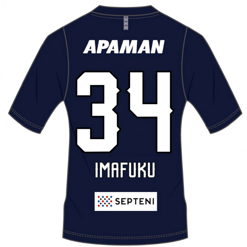Danxen Damen Kennosuke Imafuku #34 Königsblau Weiß Heimtrikot Trikot 2025/26 T-Shirt Österreich