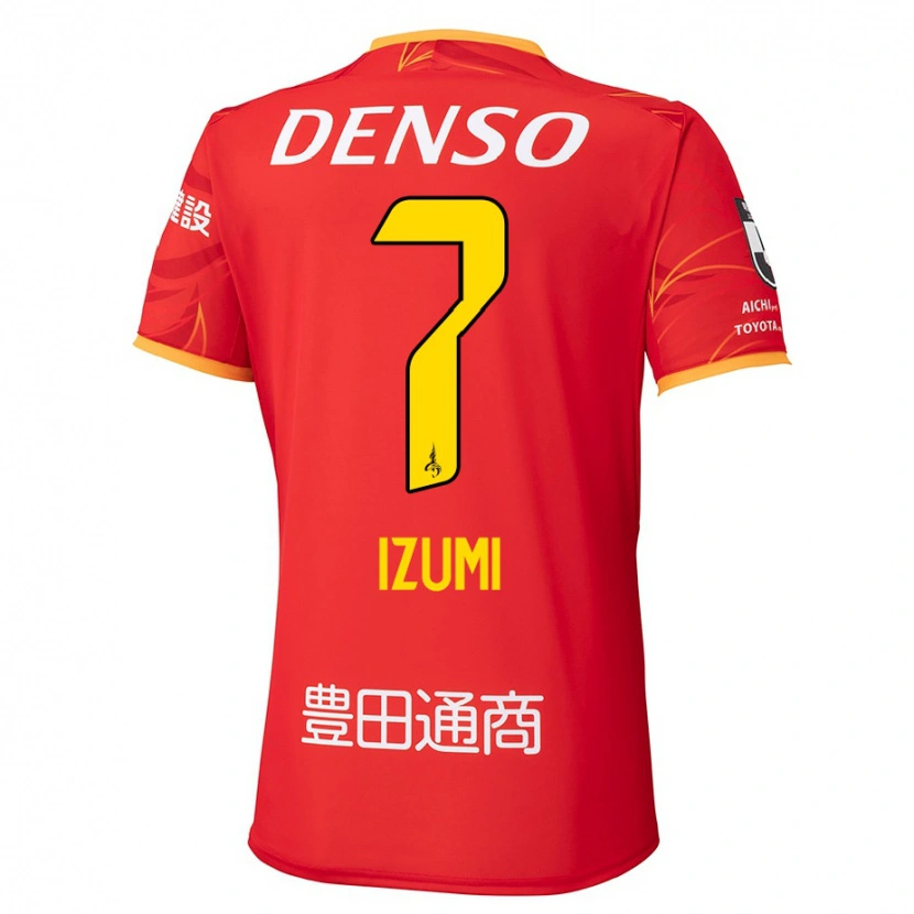 Danxen Damen Ryuji Izumi #7 Rot Gelb Heimtrikot Trikot 2025/26 T-Shirt Österreich
