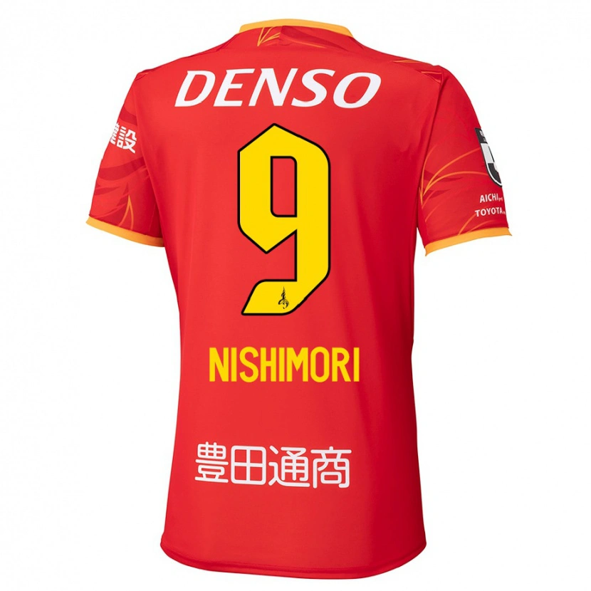 Danxen Damen Naoto Nishimori #9 Rot Gelb Heimtrikot Trikot 2025/26 T-Shirt Österreich