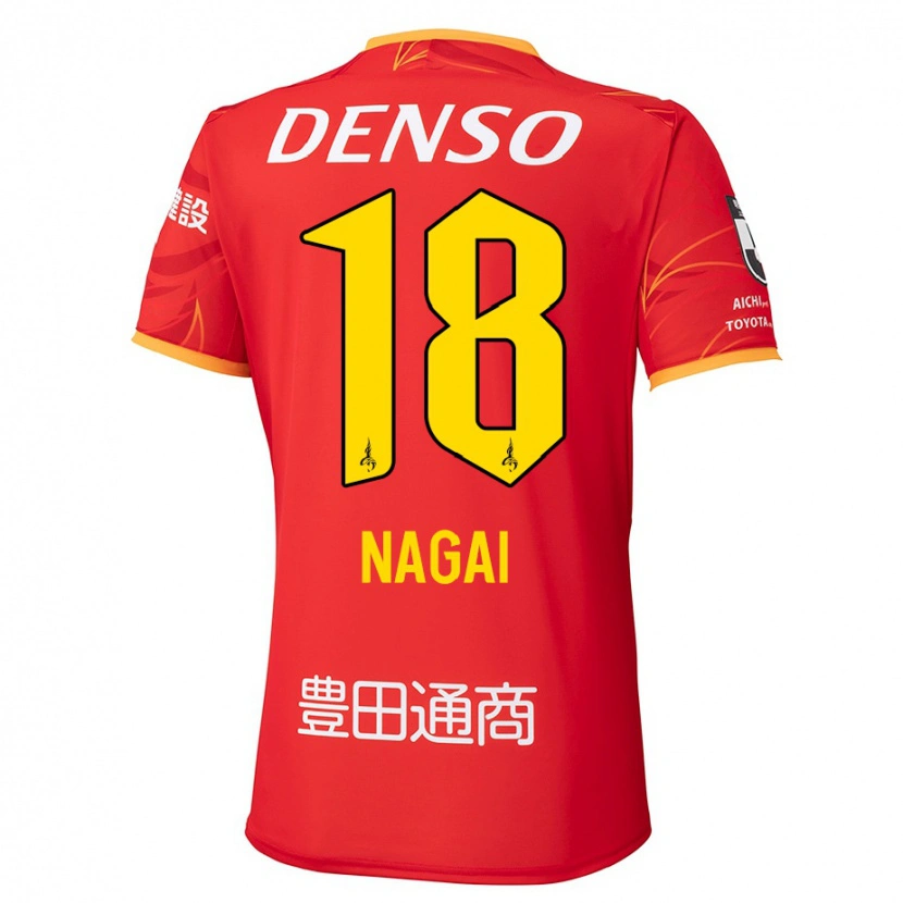 Danxen Damen Kensuke Nagai #18 Rot Gelb Heimtrikot Trikot 2025/26 T-Shirt Österreich