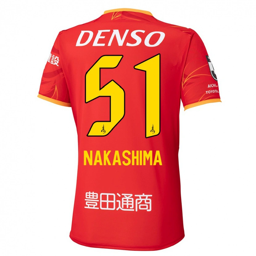 Danxen Damen Shinichiro Nakashima #51 Rot Gelb Heimtrikot Trikot 2025/26 T-Shirt Österreich