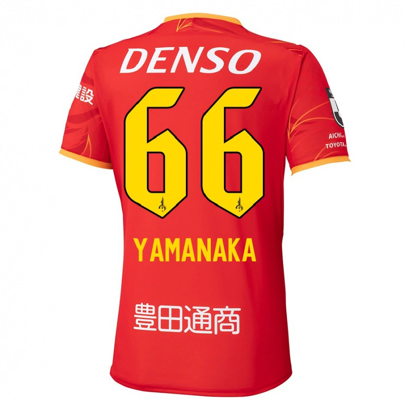 Danxen Damen Ryosuke Yamanaka #66 Rot Gelb Heimtrikot Trikot 2025/26 T-Shirt Österreich