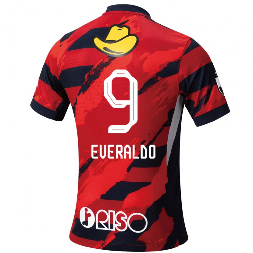 Danxen Damen Everaldo #9 Rot Schwarz Heimtrikot Trikot 2025/26 T-Shirt Österreich
