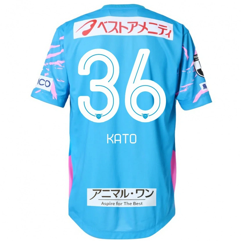 Danxen Damen Koichiro Kato #36 Blau Rosa Heimtrikot Trikot 2025/26 T-Shirt Österreich