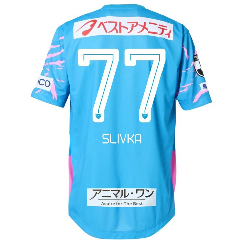 Danxen Damen Vykintas Slivka #77 Blau Rosa Heimtrikot Trikot 2025/26 T-Shirt Österreich