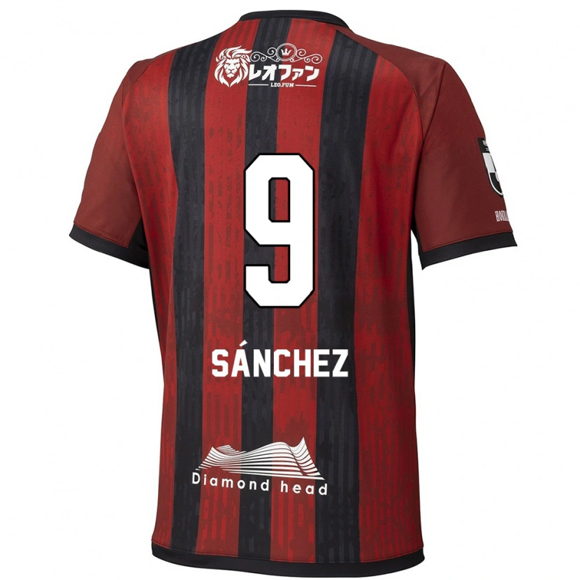 Danxen Damen Jordi Sánchez #9 Rot Schwarz Heimtrikot Trikot 2025/26 T-Shirt Österreich