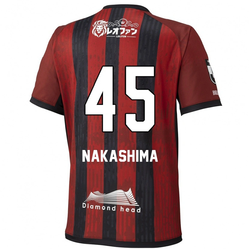 Danxen Damen Taika Nakashima #45 Rot Schwarz Heimtrikot Trikot 2025/26 T-Shirt Österreich