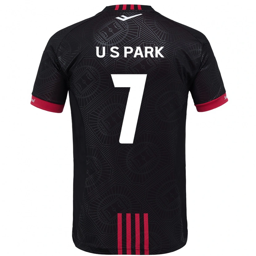 Danxen Damen Sun-Uk Park #7 Schwarz Rot Heimtrikot Trikot 2025/26 T-Shirt Österreich