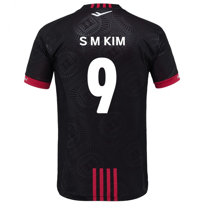 Danxen Damen Min-Sung Kim #9 Schwarz Rot Heimtrikot Trikot 2025/26 T-Shirt Österreich