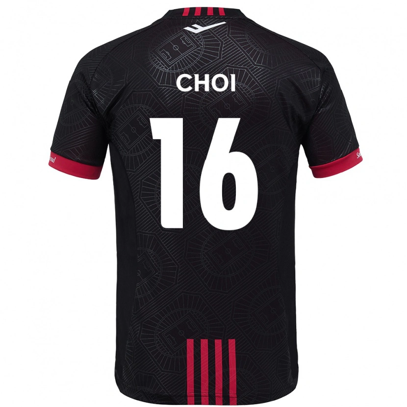 Danxen Damen Jun Choi #16 Schwarz Rot Heimtrikot Trikot 2025/26 T-Shirt Österreich
