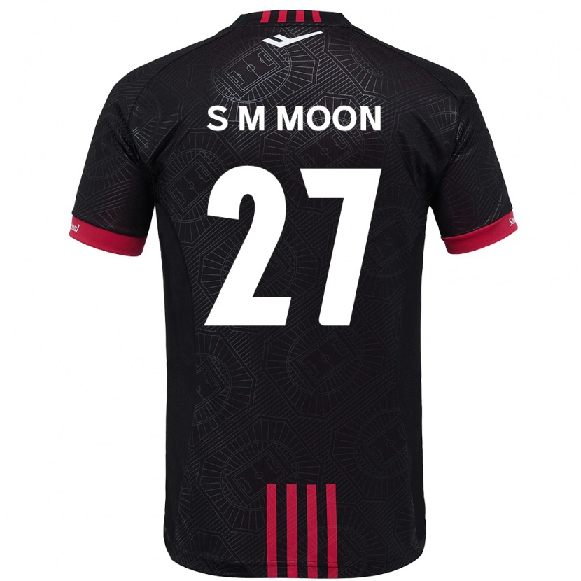 Danxen Damen Seon-Min Moon #27 Schwarz Rot Heimtrikot Trikot 2025/26 T-Shirt Österreich