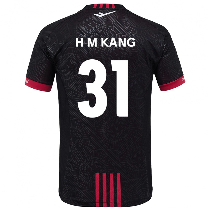 Danxen Damen Hyeon-Mu Kang #31 Schwarz Rot Heimtrikot Trikot 2025/26 T-Shirt Österreich