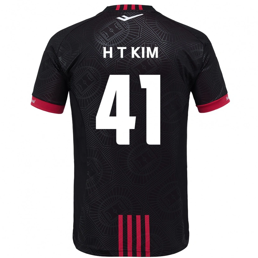 Danxen Damen Tae-Ho Kim #41 Schwarz Rot Heimtrikot Trikot 2025/26 T-Shirt Österreich