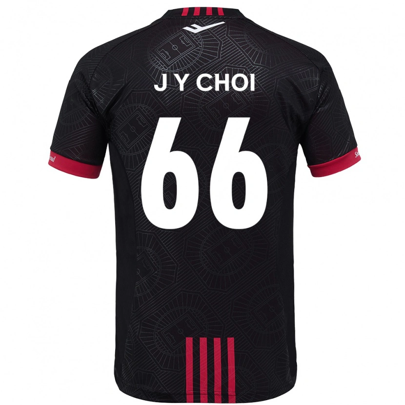 Danxen Damen Jun-Yeong Choi #66 Schwarz Rot Heimtrikot Trikot 2025/26 T-Shirt Österreich