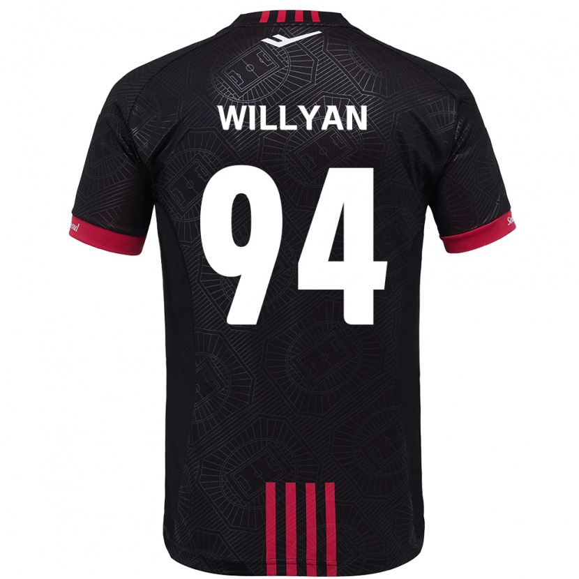 Danxen Damen Willyan #94 Schwarz Rot Heimtrikot Trikot 2025/26 T-Shirt Österreich