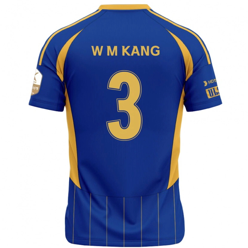 Danxen Damen Min-Woo Kang #3 Königsblau Gelb Heimtrikot Trikot 2025/26 T-Shirt Österreich
