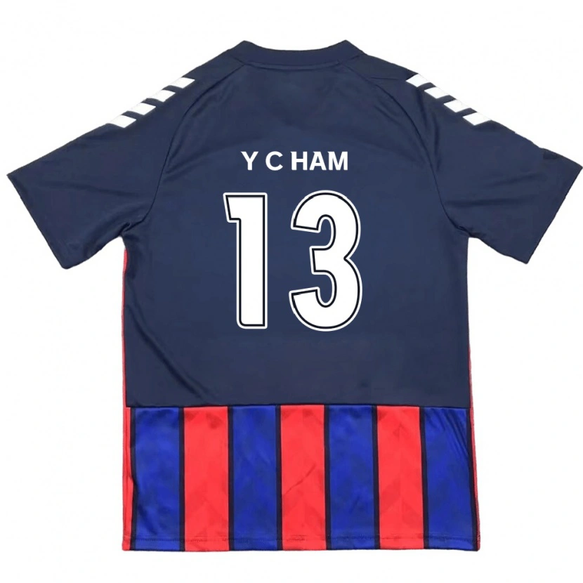 Danxen Damen Young-Chan Ham #13 Königsblau Rot Heimtrikot Trikot 2025/26 T-Shirt Österreich