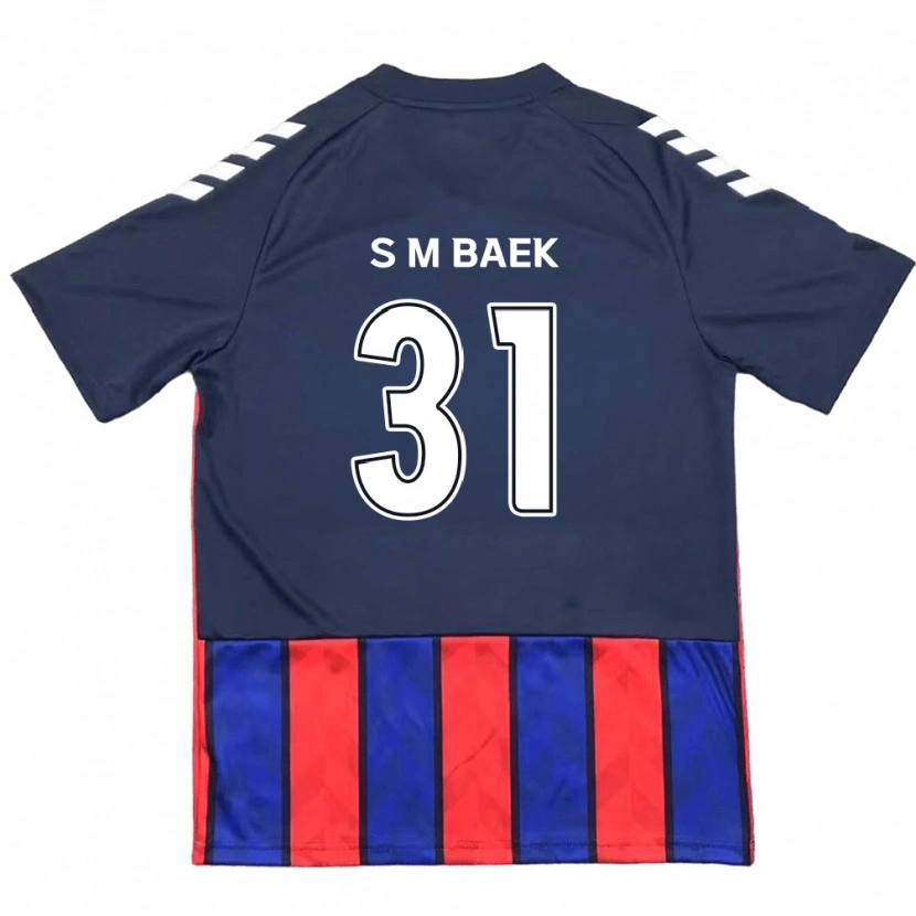 Danxen Damen Seung-Min Baek #31 Königsblau Rot Heimtrikot Trikot 2025/26 T-Shirt Österreich