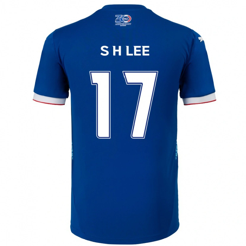 Danxen Damen Hyun-Seo Lee #17 Königsblau Weiß Heimtrikot Trikot 2025/26 T-Shirt Österreich