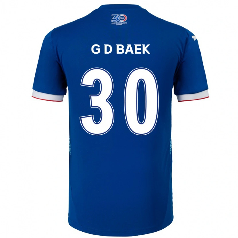 Danxen Damen Dong-Gyu Baek #30 Königsblau Weiß Heimtrikot Trikot 2025/26 T-Shirt Österreich
