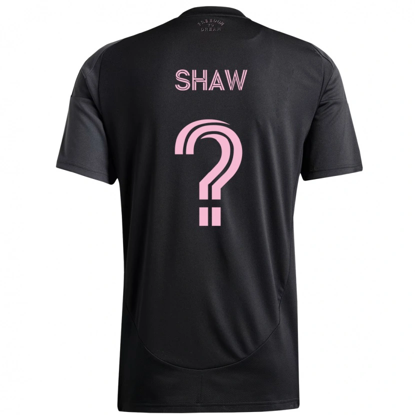 Danxen Damen Alexander Shaw #0 Schwarz Rosa Auswärtstrikot Trikot 2025/26 T-Shirt Österreich