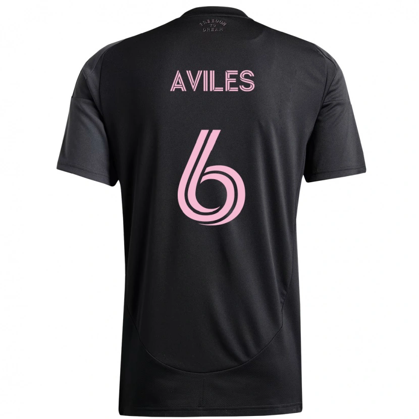 Danxen Damen Tomás Avilés #6 Schwarz Rosa Auswärtstrikot Trikot 2025/26 T-Shirt Österreich